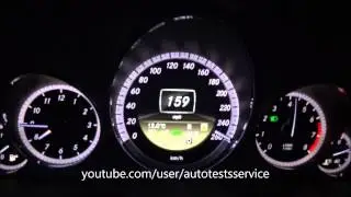 Mercedes E550 4matic acceleration 0-60 mph 0-100 0-150 0-159 flatout test