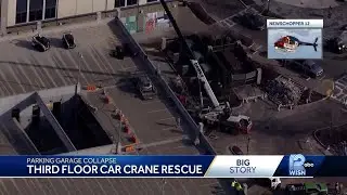 Crane removes final cars from Bayshore mall parking garage