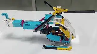 Lego Education Spike Prime. Helicopter project #robot #code #lego #helicopter
