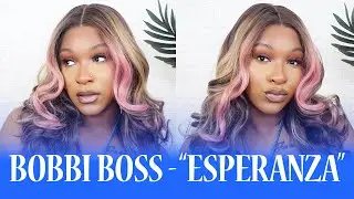 Bobbi Boss Glueless 13x6 HD 360 Lace Wig - MLF868 ESPERANZA - Undetectable Hairline |EBONYLINE.COM
