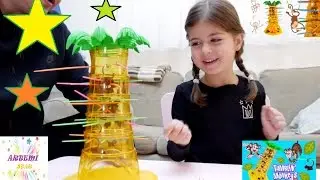 АРТЕМИ и играем в Tumblin Monkeys с папой