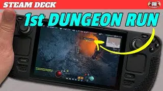 Diablo 4 on Steam Deck - 1st Dungeon Run - Medium Settings - Playable?