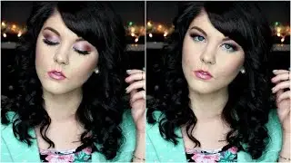 Lavender Mint Spring Makeup Tutorial | BH Cosmetics Galaxy Chic Palette
