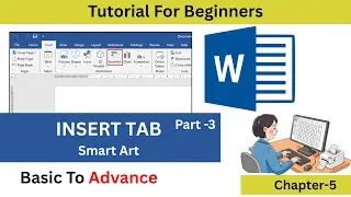 Smart Art in MS Word || MS Word Tutorial for Beginners || Hindi  Tutorial || SmartArt