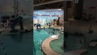 POV your at Vivo Pool Calgary Country Hills Village