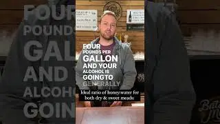 What is the Ideal Honey to Water Ratio for Mead (For both Dry & Sweet Meads)