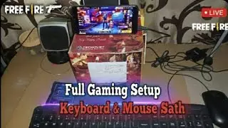🔥BEST Keyboard & MOuse FF Mobile gaming setup 📱🖱️🖥️|| DEEPAK GAMAING ] #shortslive #freefire #viral