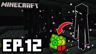 Minecraft Survival EP.12 | The most overpowered XP farm! (Enderman farm in The End)