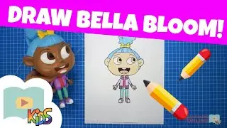 How to Draw Bella Bloom | Learn to draw a cartoon girl character