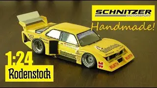 #1 BMW e21 320i Turbo AEROHECK Gr.5 1:24 Rodenstock flat body 'Team Schnitzer' - Building Process