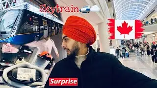 Surprise 😲skytrain🚅🇨🇦burnaby metrotown metropolis mall 👆🏻Jordan 👟shoes 