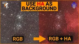 How I revealed Hydrogen Alpha on The Double Cluster - Easy PixInsight Tutorial