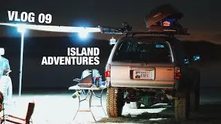 Camping Inside My 3rd Gen 4Runner  (South Padre Island East Cut)