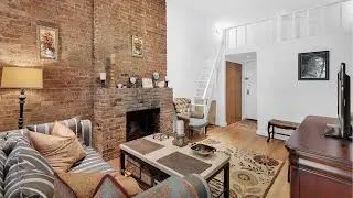 INSIDE a Loft-Like Upper West Side One Bedroom with Soaring Ceilings & Fireplace | SERHANT. Tour