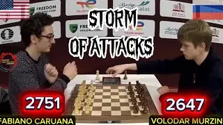 STORM OF ATTACK | Caruana-Murzin | FIDE BLITZ 2025