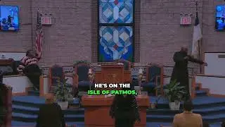 John on Patmos &mdash; God shows up even in exile (the island vision proving God never leaves)