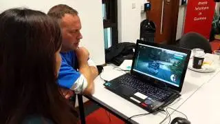European Women in Games Conference 2015 - Demo of SpecialEffect eye-control game