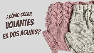 ✨ How to knit ruffles on two needles: Add a romantic touch to your garments #knitters