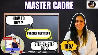 Master Cadre Practice questions Step by Step guide by bansal academy