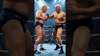 in USA Mr Donaldtrump doing wrestling with Mr joe bidden. people of USA love it. #wwe #usa #canada