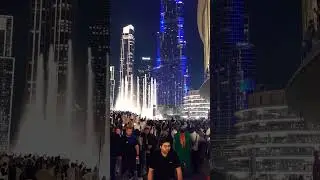 Burj Khalifa Show #dubai #travel #viralvideo #fountain #viral #beach
