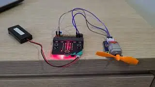 BBC Micro:bit project ideas( turn on/off fan(motor) using Voice Command)
