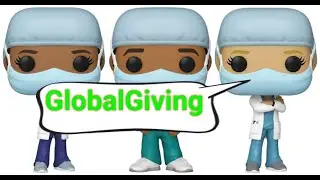 COVID 19, Не болейте, благотворительная акция от GlobalGiving Funko (новые супергерои)