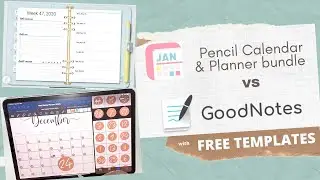 Какой цифровой планировщик лучше? Обзор Goodnotes 5 против Pencil Calendar & Planner Pro для iPad