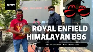 Taking delivery of #RoyalEnfield #Himalayan #BS6 | Granite Black