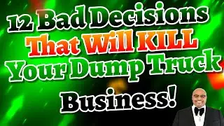 Bad Credit Will Sink You In The Dump Truck Business
