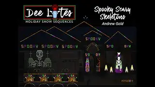 Spooky Scary Skeletons xlights sequence -  Andrew Gold