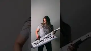 When an intergalactic power metal keytar player accepts a prog gig! #shorts