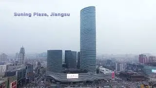 Suning Plaza LED mesh Displays in Jiangsu