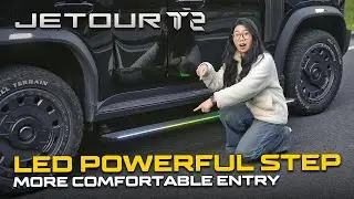 JETOUR T2 - Car Poweful Deployable Electric Side Step With LED Function By SAP