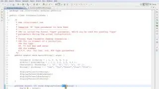 E TYPE PARAMETER IN JAVA GENERICS EXAMPLE DEMO