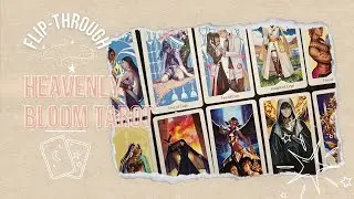 Heavenly Bloom Tarot - Silent Flip-Through