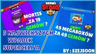 😱 5 NAJWIĘKSZYCH BŁĘD&Oacute;W SUPERCELLA W BRAWL STARS 😱*SANDY ZA DARMO?*😱 - BRAWL STARS POLSKA