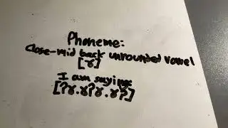 [ɤ] close-mid back unrounded vowel