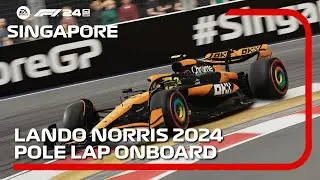 Lando Norris Pole Lap Onboard | Singapore GP | #f124