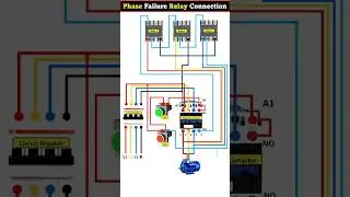 Phase failure relay connection diagram.