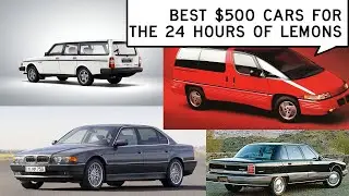 $500 Cars for Lemons Racing: Window Shop with Car and Driver | EP019