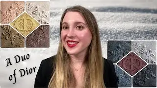 DUO OF DIOR COLLAB - 2 Daytime Looks Using the New Holiday Quints in Black Night and Golden Snow
