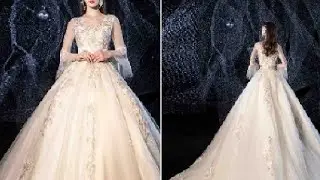اجمل فساتين زفاف فخمة فساتين افرح عرض رائع The most beautiful luxurious wedding dresses Joy show