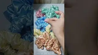 packing scrunchie wholesale order #smallbusiness #packaging