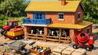 DIY Two-Story House Construction Using a Mini Tractor - science project