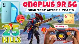 🔥OnePlus 9R BGMI TEST WITH FPS METER - SNAPDRAGON 870