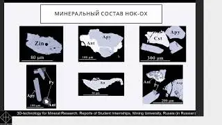 3D-technology for Mineral Research, Reports of Student Internships, Mining University, Russia
