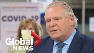 Doug Ford tells people not to make Easter plans, 