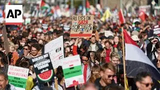 Thousands in Berlin protest against Israel&rsquo;s military actions in Gaza