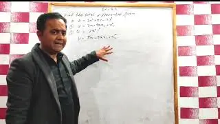 Alpha Chiang mathematical Economics Ex 8.2 first 3 Questions|| Find the total differential